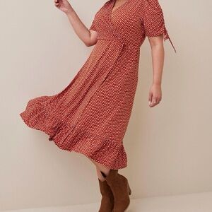 Versatile Torrid Faux Wrap Dress Sz 26/4X